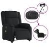vidaXL Fauteuil inclinable de massage &eacute;lectrique noir similicuir