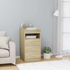 vidaXL Armoire &agrave; tiroirs Ch&ecirc;ne sonoma 40x50x76 cm Bois d'ing&eacute;nierie