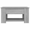 vidaXL Table basse Sonoma gris 79x49x41 cm Bois d'ingénierie
