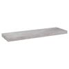 vidaXL &Eacute;tag&egrave;res murales flottantes 2 pcs gris b&eacute;ton 80x23,5x3,8 cm MDF