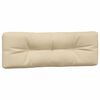vidaXL Coussins de palette lot de 5 beige tissu