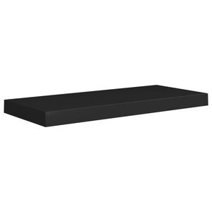 vidaXL &Eacute;tag&egrave;re murale flottante Noir 60x23,5x3,8 cm MDF