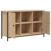 vidaXL Meuble TV ch&ecirc;ne sonoma 100x35x65 cm bois d'ing&eacute;nierie