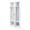 vidaXL Garde-robe Blanc 80x50x180 cm Acier