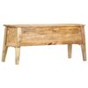 vidaXL Boîte de rangement 99x35x48 cm Bois de manguier solide
