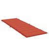 vidaXL Coussin de chaise longue rouge m&eacute;lang&eacute; 186x58x4 cm tissu