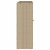 vidaXL Armoire de rangement avec &eacute;tag&egrave;re Beige 100 x 36 x 102 cm Rotin
