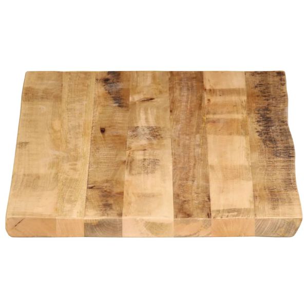 vidaXL Dessus de table bord vivant 110x60x2,5 cm bois de manguier brut