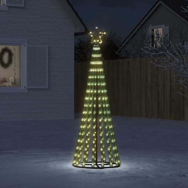 vidaXL Sapin de No&euml;l &agrave; LED 688 LED blanc chaud 300 cm