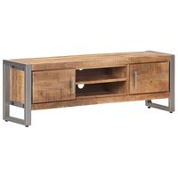 vidaXL Meuble TV 120x30x40 cm Bois de manguier brut