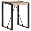 vidaXL Table &agrave; manger 60x60x75 cm Bois de r&eacute;cup&eacute;ration massif