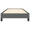 vidaXL Cadre de lit gris foncé 100x190 cm tissu