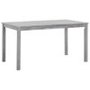 vidaXL Ensemble à manger d'extérieur 7 pcs bois d'acacia massif