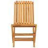 vidaXL Chaises de jardin pliantes lot de 8 47x47x89cm bois massif teck