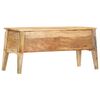 vidaXL Boîte de rangement 99x35x48 cm Bois de manguier solide