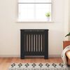 vidaXL Cache-radiateur MDF Noir 78 cm