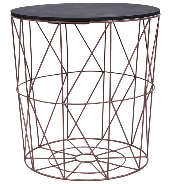 vidaXL Table basse 3 pcs Cuivre