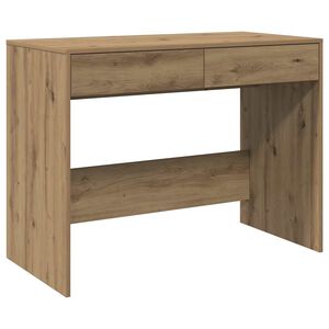 vidaXL Bureau chêne artisanal 101x50x76,5 cm bois d'ingénierie