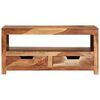 vidaXL Table basse 84x49x40 cm bois d'acacia massif