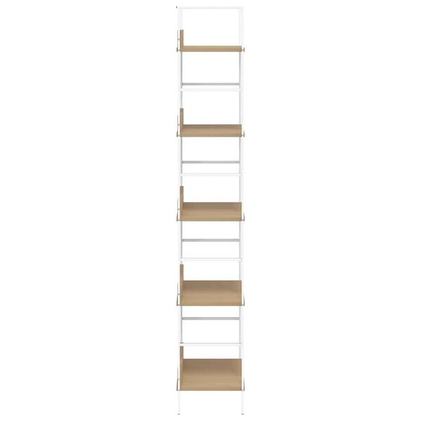 vidaXL Biblioth&egrave;que &agrave; 5 niveaux ch&ecirc;ne 60x27,6x158,5 cm bois ing&eacute;nierie