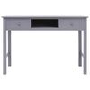 vidaXL Bureau Gris 110 x 45 x 76 cm Bois