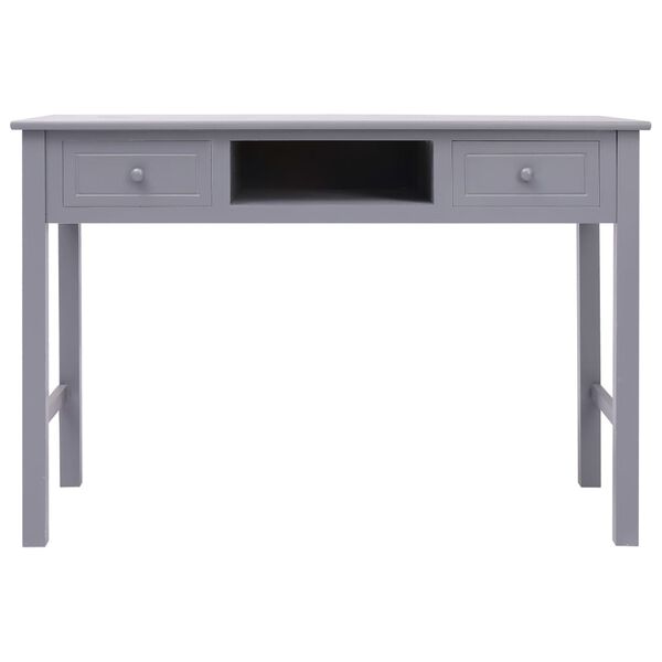 vidaXL Bureau Gris 110 x 45 x 76 cm Bois