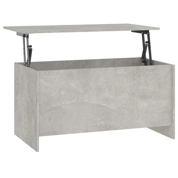 vidaXL Table basse gris b&eacute;ton 102x55,5x52,5 cm bois d'ing&eacute;nierie