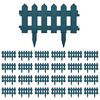 vidaXL Bordures de pelouse 25 pcs Vert 10 m PP