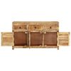 vidaXL Buffet 110x30x65 cm Bois massif de manguier