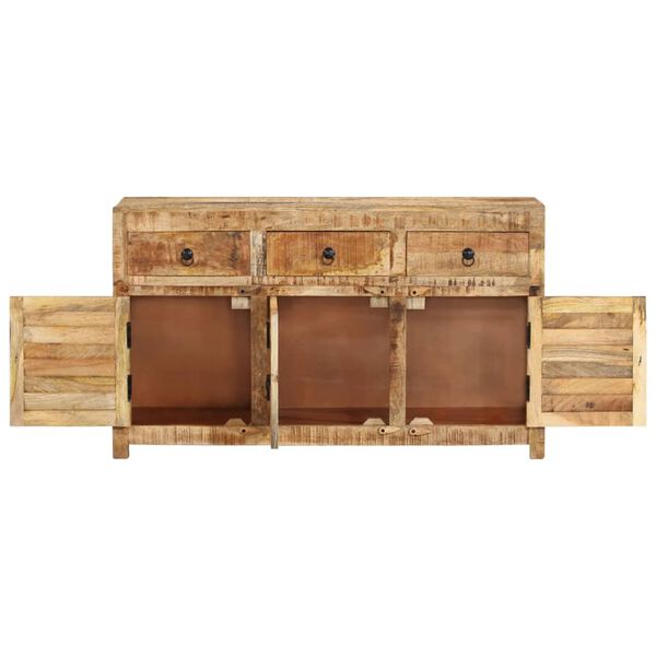 vidaXL Buffet 110x30x65 cm Bois massif de manguier