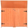 vidaXL Abri de stockage de jardin 128x42x91 cm Bois
