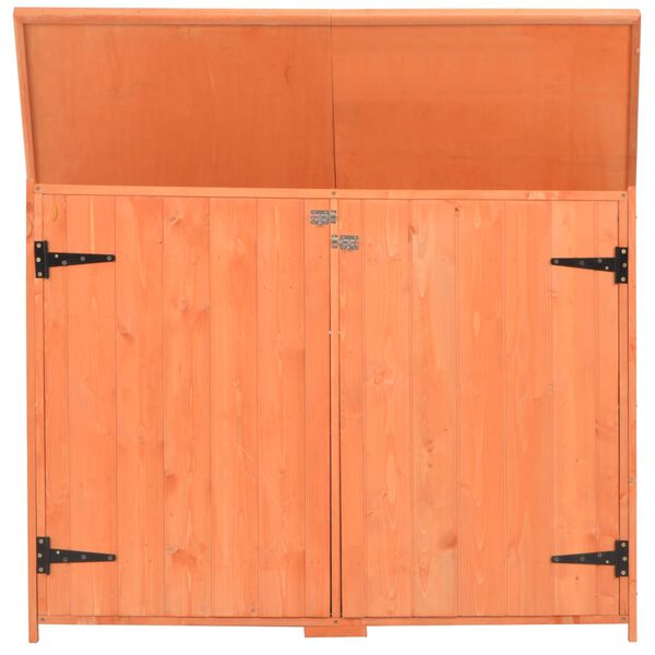 vidaXL Abri de stockage de jardin 128x42x91 cm Bois