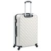 vidaXL Valise rigide 3 pcs Argenté brillant ABS