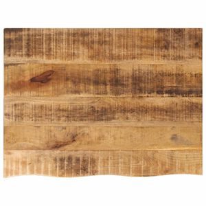 vidaXL Dessus de table 70x60x2,5 cm bord vif bois massif manguier brut
