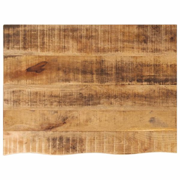 vidaXL Dessus de table 70x60x2,5 cm bord vif bois massif manguier brut
