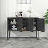 vidaXL Buffet Anthracite 105x35x75 cm Acier