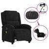 vidaXL Fauteuil inclinable de massage &eacute;lectrique noir velours