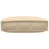 vidaXL Coussin Beige 60 x 60 x 12 cm Tissu Oxford