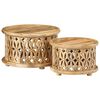 vidaXL Ensemble de tables basses 2 pcs bois de manguier solide