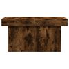 vidaXL Table basse ch&ecirc;ne fum&eacute; 80x55x40 cm bois d'ing&eacute;nierie