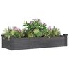 vidaXL Lit sur&eacute;lev&eacute; de jardin doublure 120x45x25 cm bois massif sapin