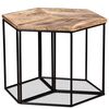 vidaXL Table basse Bois de manguier massif 56x48x40 cm