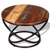 vidaXL Table basse Bois de r&eacute;cup&eacute;ration massif 60x60x40 cm