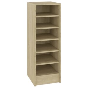 vidaXL Armoire &agrave; chaussures Ch&ecirc;ne Sonoma 31,5x35x90 cm Bois ing&eacute;nierie