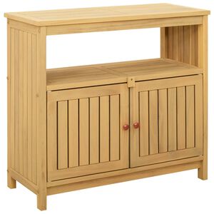 vidaXL Table console de jardin 80x35x75 cm bois massif d'acacia