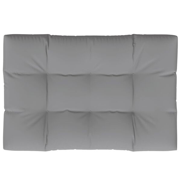 vidaXL Coussin de palette 120x80x12 cm gris tissu