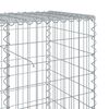 vidaXL Panier gabion avec couvercle 900x50x100 cm fer galvanis&eacute;