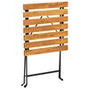 vidaXL Mobilier de bistro pliable 3 pcs Bois d'acacia solide