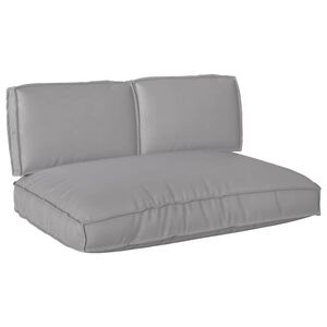 vidaXL Ensemble de coussins 3 pcs Gris Tissu Oxford