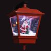 vidaXL Lampe murale de No&euml;l lumi&egrave;res LED et P&egrave;re No&euml;l Rouge 40x27x45cm